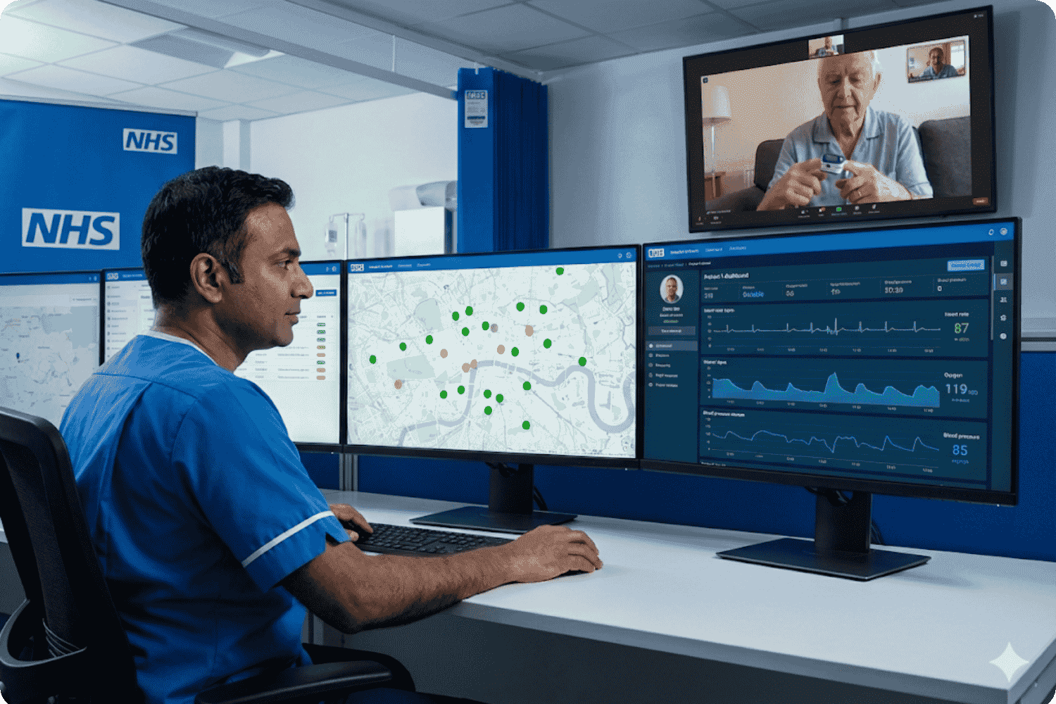 Virtual Ward Monitoring System