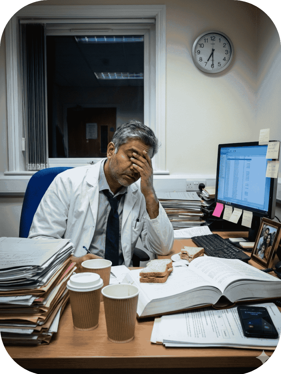 Doctors Overwhelmed by Volume